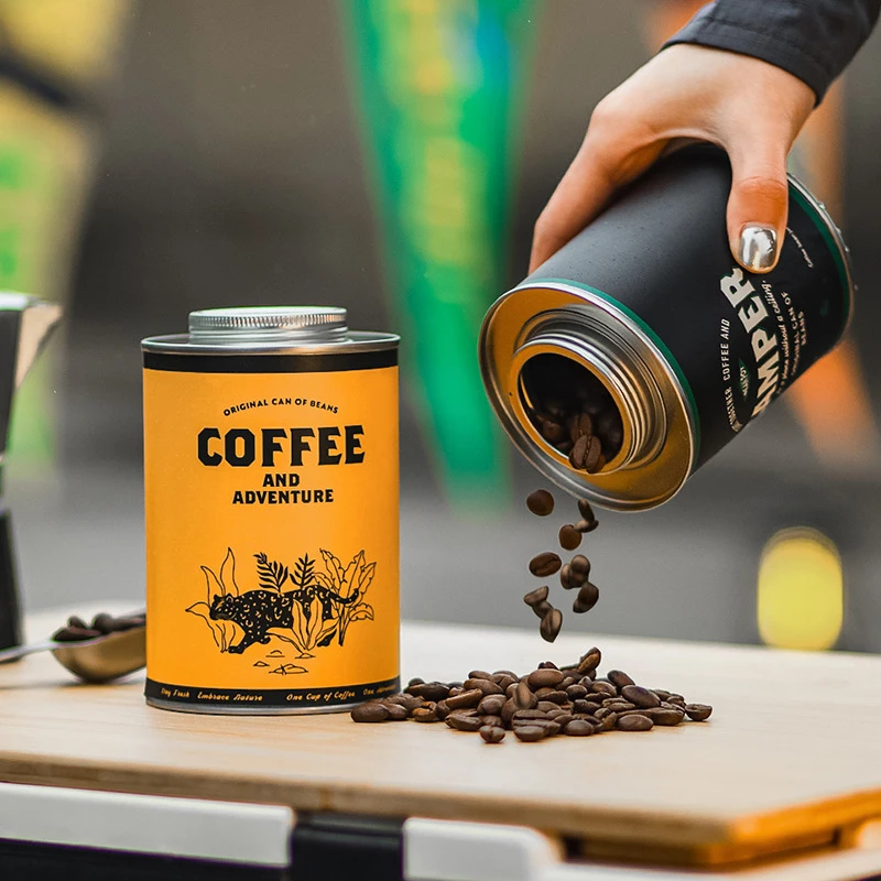 Food Storage For Camping - 1pc Coffee Bean Sealed Storage Can