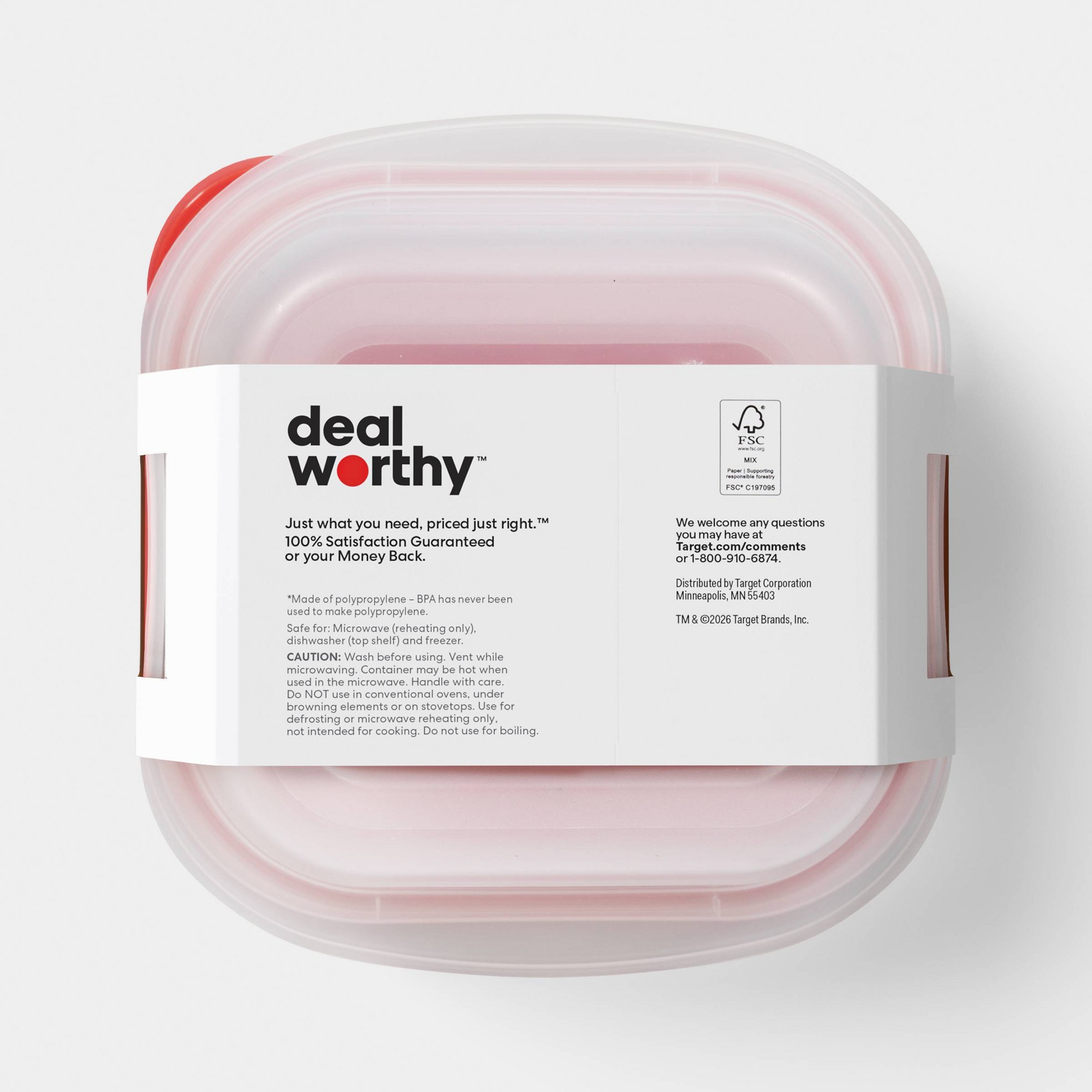 4ct Small Square Food Storage  - đánh giá và giá Storage Food Prep
