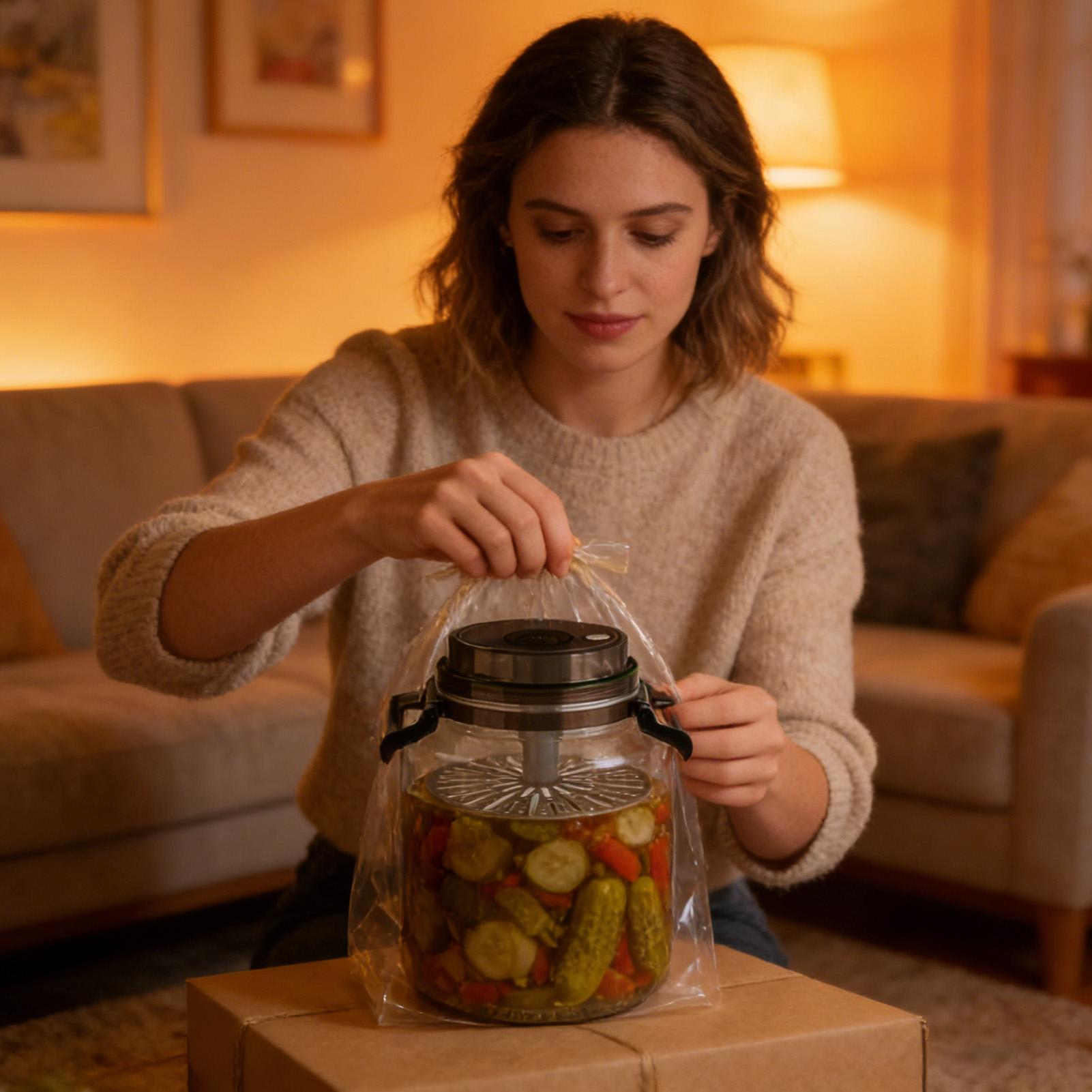 Large Capacity 5L Pickle Jars  - đánh giá và giá Xl Food Storage Containers With Lids