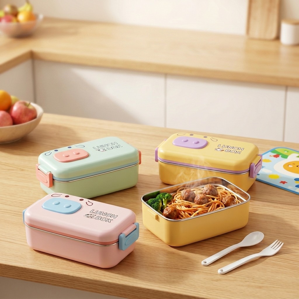 304 Stainless Steel Bento Box  - đánh giá và giá Food Storage Quart