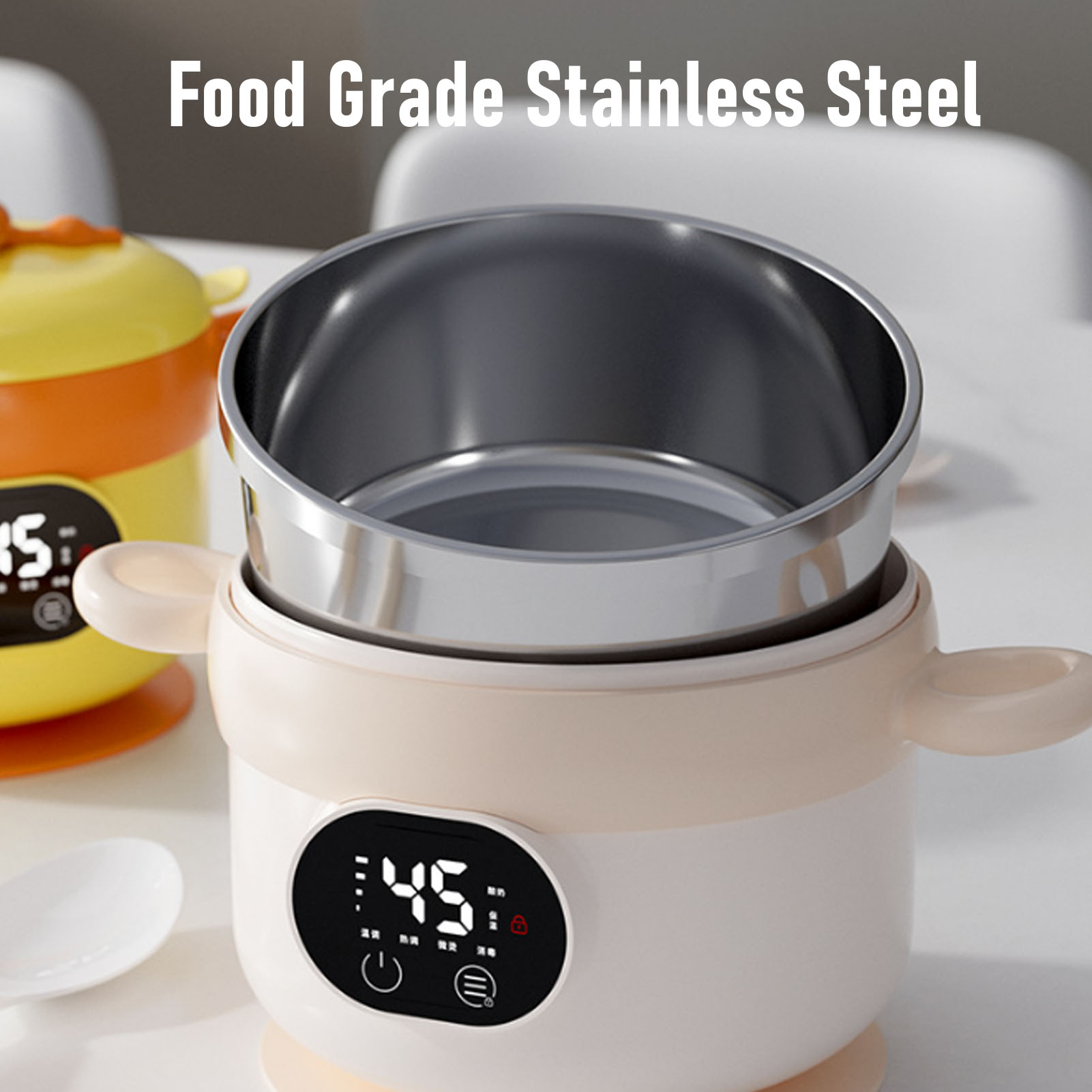 Food Warmer Bowl Electric Lunc - đánh giá và giá Stainless Lunch Box