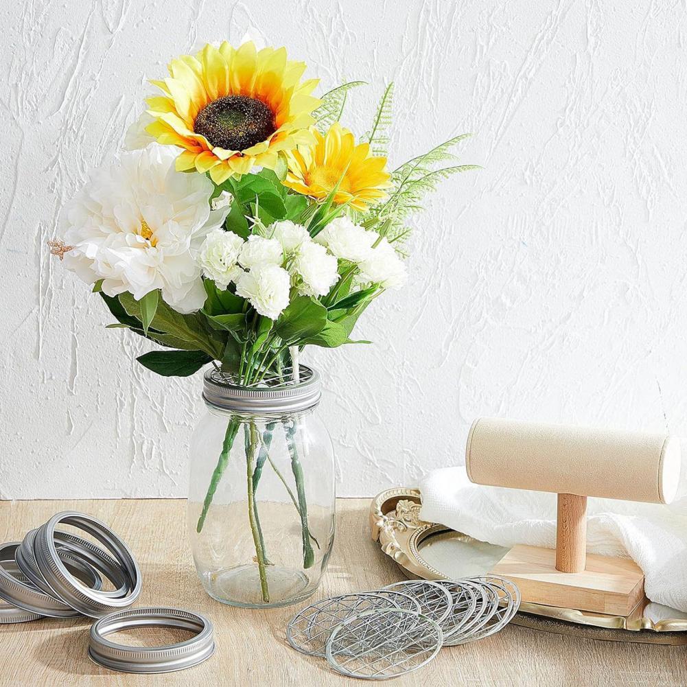 Metal Mason Jar Flower Lid Ins - đánh giá và giá Mason Jar Wide Mouth